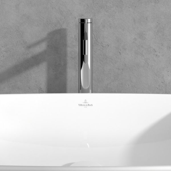 Villeroy and Boch Dawn Slim Tall Single Lever Basin Mixer   Chrome - Image 2