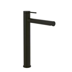 Villeroy and Boch Loop & Friends Tall Single Lever Basin Mixer   Matt Black
