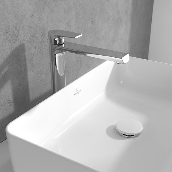 Villeroy and Boch Liberty Chrome Tall Basin Mixer - Image 4