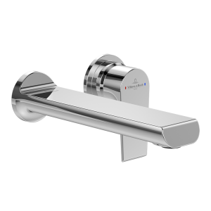 Villeroy and Boch Liberty Wall Mounted Mini Single Lever Basin Mixer   Chrome