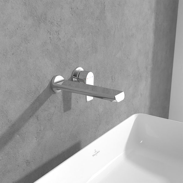 Villeroy and Boch Liberty Wall Mounted Mini Single Lever Basin Mixer   Chrome - Image 2