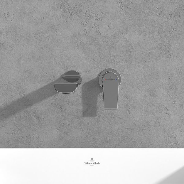 Villeroy and Boch Liberty Wall Mounted Single Lever Basin Mixer   Chrome - Image 2