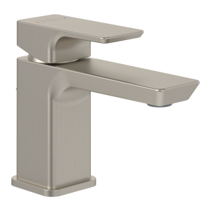 Villeroy and Boch Subway 3.0 Cloakroom Lever Basin Mixer with Pop Up Waste   Brushed Nickel Matt
