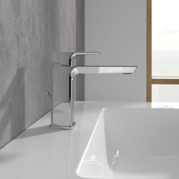 Villeroy and Boch Subway 3.0 Single Lever Basin Mixer with Pop up Waste   Chrome - Image 4