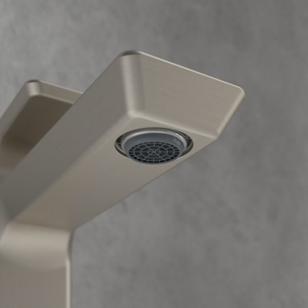Villeroy and Boch Subway 3.0 Single Lever Basin Mixer with Pop up Waste   Brushed Nickel Matt - Image 2