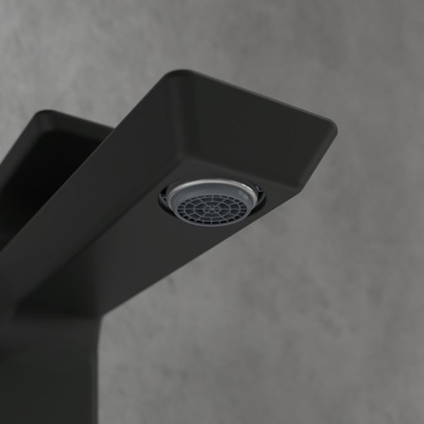 Villeroy and Boch Subway 3.0 Single Lever Basin Mixer with Pop up Waste   Matt Black - Image 2