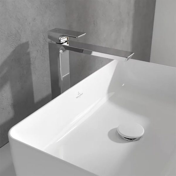 Villeroy and Boch Subway 3.0 Tall Single Lever Basin Mixer   Chrome - Image 2