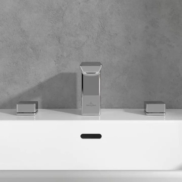 Villeroy and Boch Subway 3.0 Deck Mounted (3TH) Basin Mixer   Chrome - Image 2