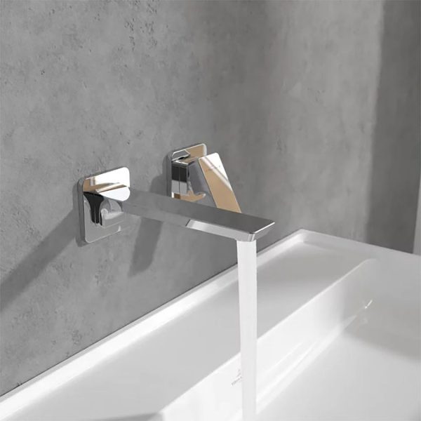 Villeroy and Boch Subway 3.0 Wall Mounted Single Lever Basin Mixer   Chrome - Image 3