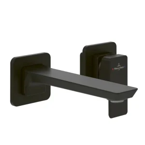 Villeroy and Boch Subway 3.0 Wall Mounted Single Lever Basin Mixer   Matt Black