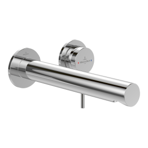 Villeroy and Boch Loop & Friends Wall Mounted Single Lever Basin Mixer   Chrome