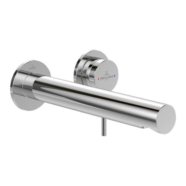 Villeroy and Boch Loop & Friends Wall Mounted Single Lever Basin Mixer   Chrome