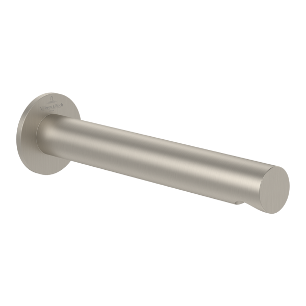Villeroy and Boch Loop & Friends Wall Mounted Single Lever Basin Mixer   Brushed Nickel Matt