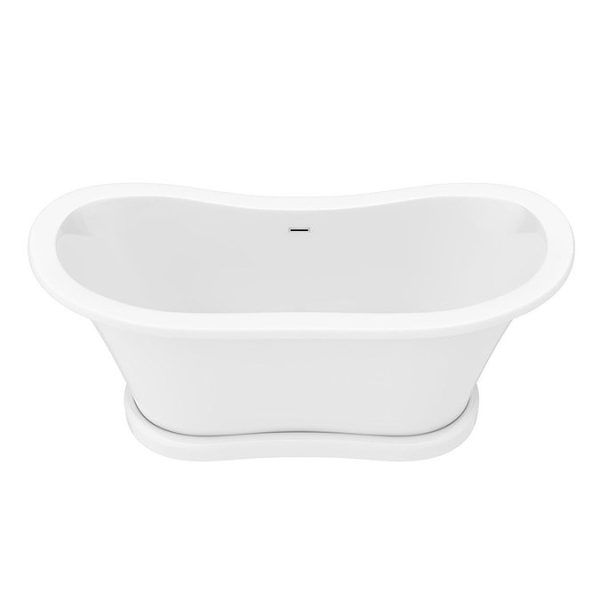 Trafalgar 1685 x 745 Double Ended Slipper Roll Top Bath - Image 4