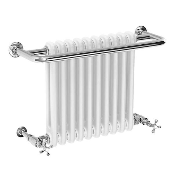 Bromley Traditional Wall Hung Towel Rail Radiator (742 x 492mm) - Image 3