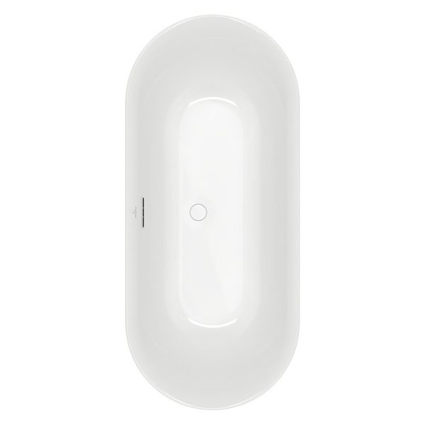 Villeroy & Boch Loop & Friends Freestanding Bath With Integrated Bath Filler - Image 2