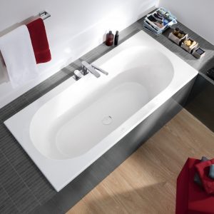 Villeroy and Boch Loop & Friends Double Ended Bath with Oval Inner 1800 x 800mm