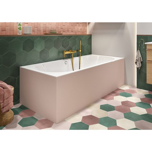 Villeroy and Boch Oberon 2.0 1800 x 800mm Double Ended Rectangular Bath - Image 3