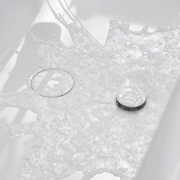 Villeroy and Boch Subway 3.0 Double Ended Rectangular Bath with SilentFlow Bath Filler - Image 6