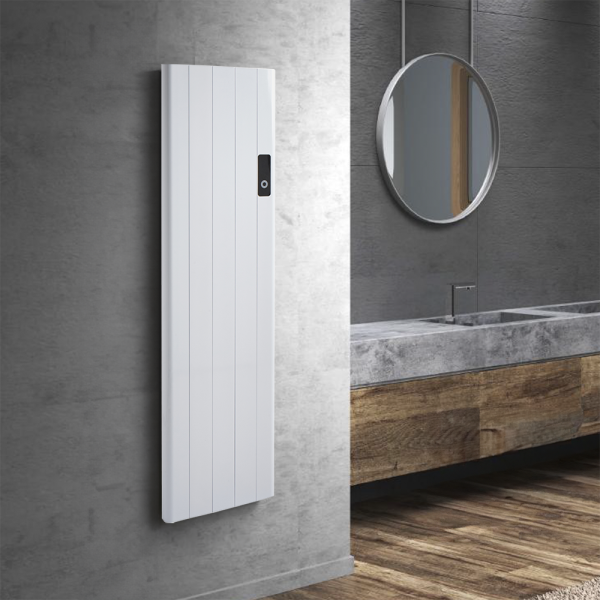 Urban Electric Smart Wifi Aluminium Panel 1500W Energy Saving Vertical White Radiator   1600 x 453mm