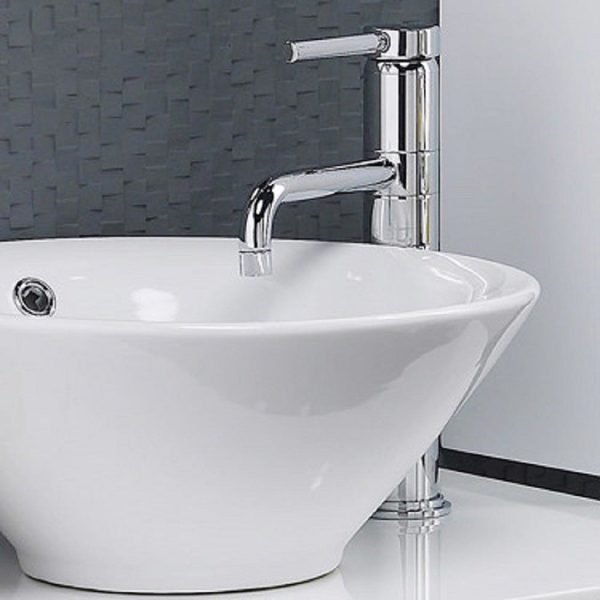Hudson Reed Single Lever High Rise Mixer Tap with Swivel Spout - Image 2