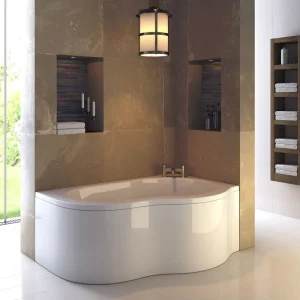Ultra Estuary RH 4mm Acrylic Corner Bath with Panel + Legset