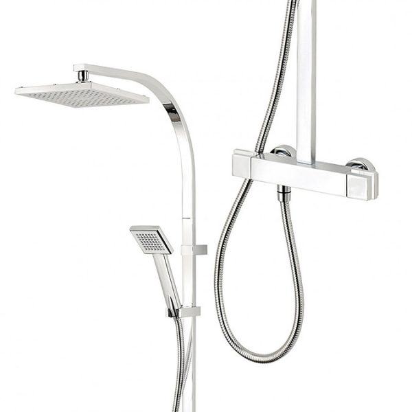 Triton Tees Thermostatic Bar Shower Mixer with Diverter & Kit   Chrome - Image 3