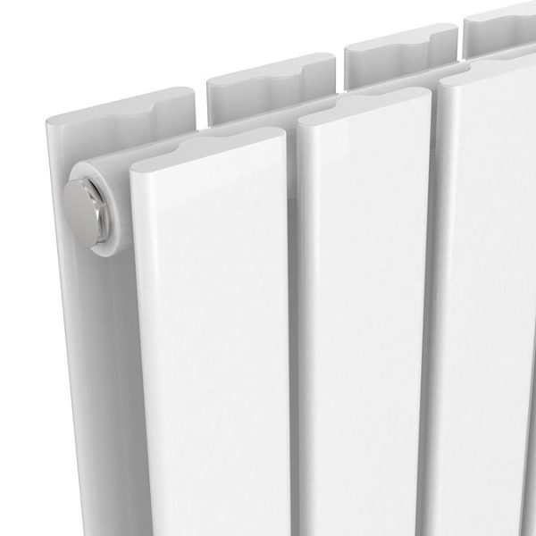 Urban Vertical Radiator   White   Double Panel (1800x354mm) - Image 2