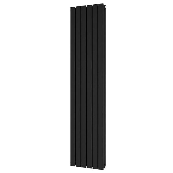 Urban Vertical Radiator   Matt Black   Double Panel (1600x354mm) - Image 5