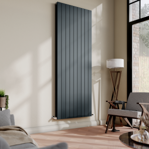 Urban Vertical Radiator   Anthracite   Double Panel (1800x684mm)