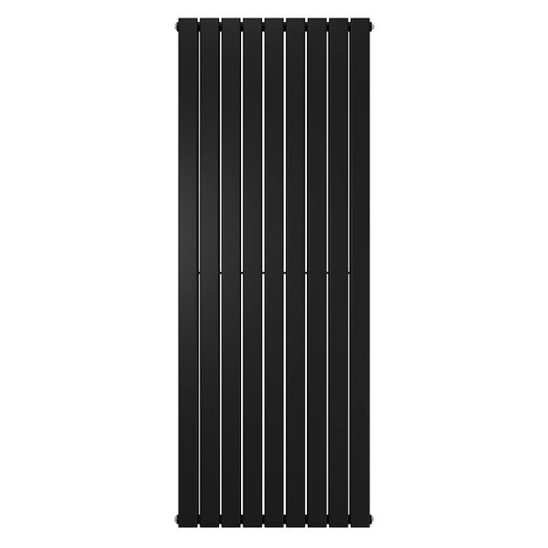 Urban Vertical Radiator   Matt Black   Double Panel (1800x684mm) - Image 3