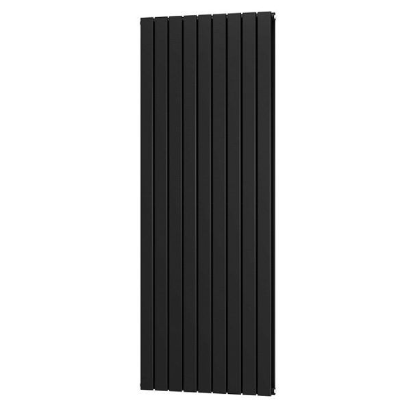 Urban Vertical Radiator   Matt Black   Double Panel (1800x684mm) - Image 5
