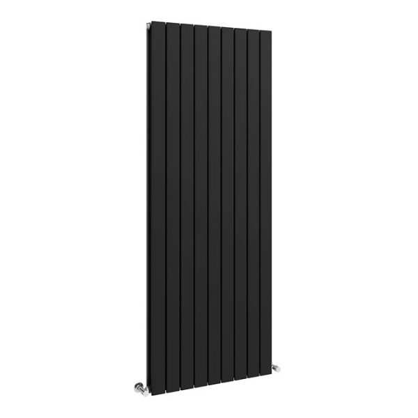 Urban Vertical Radiator   Matt Black   Double Panel (1800x684mm) - Image 6