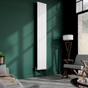 Urban Vertical Radiator   White   Single Panel (1800x304mm)