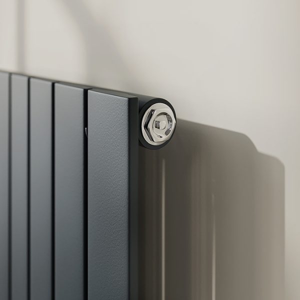 Urban Vertical Radiator   Anthracite   Single Panel (1800x456mm) - Image 2