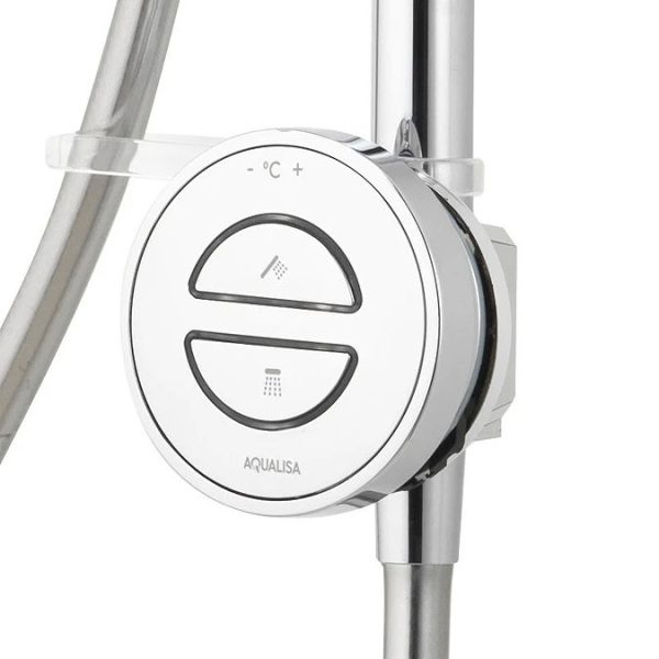 Aqualisa Unity Q Smart Shower Exposed with Adjustable and Ceiling Fixed Head - Image 2