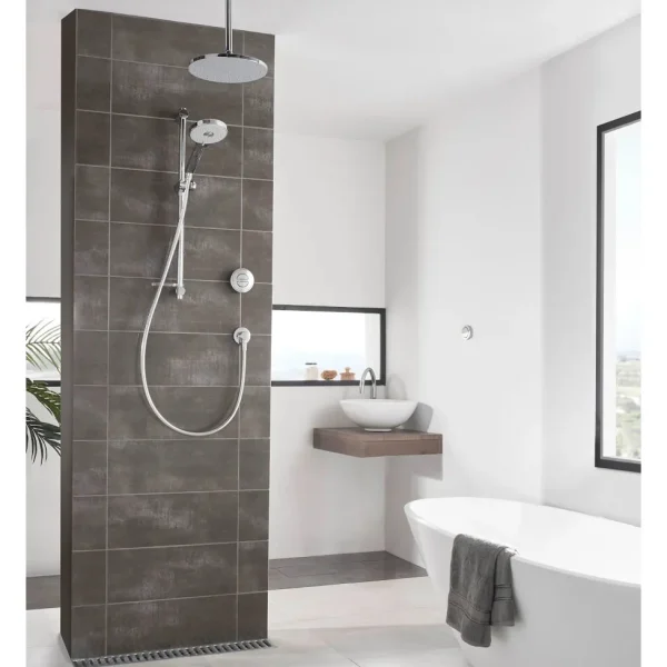 Aqualisa Unity Q Smart Shower Concealed with Adjustable and Ceiling Fixed Heads