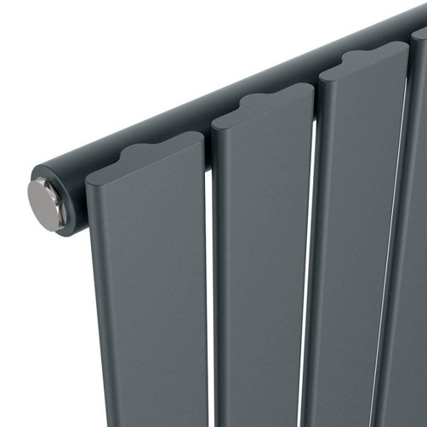 Urban Pre Filled Glycol H600 x W836mm Anthracite Electric Only Single Panel Radiator with Bluetooth Thermostatic Element - Image 3