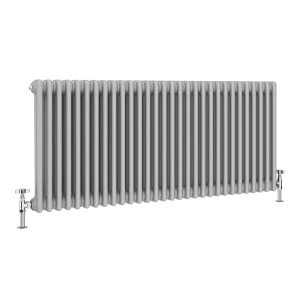Keswick Grey 600 x 1370mm Cast Iron Style Traditional 2 Column Radiator
