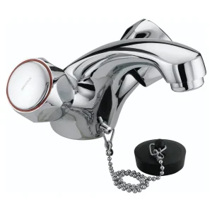 Bristan   Club Mono Basin Mixer (no waste)   Chrome with Metal Heads
