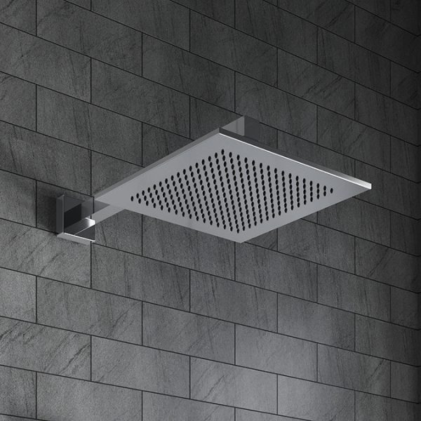 Villeroy and Boch Square Verve Complete Shower Set with Slider Rail Kit - Image 4