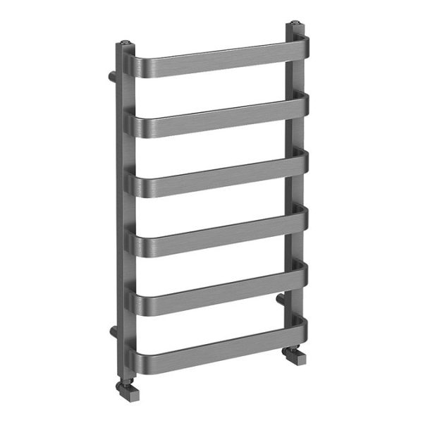 Venice Brushed Black Nickel Designer Heated Towel Rail (500 x 800mm) - Image 4