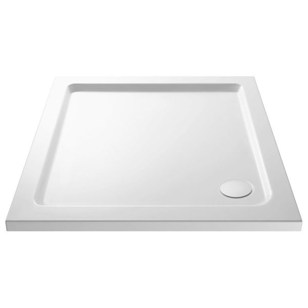 Newark 760 x 760mm Bi Folding Shower Enclosure + Pearlstone Tray - Image 2