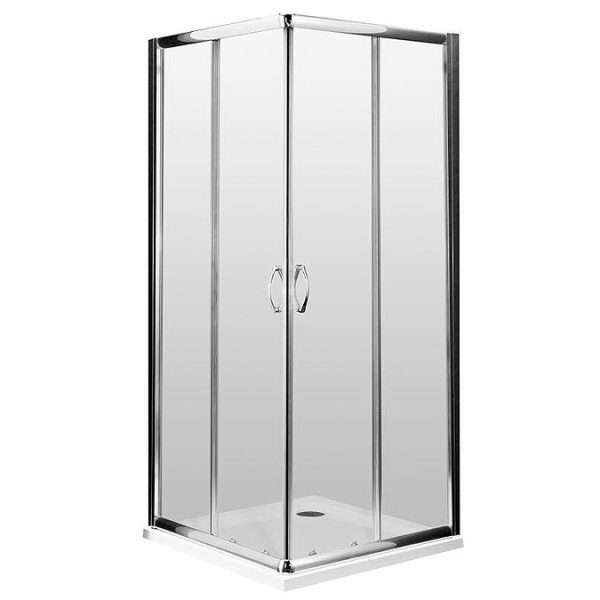 Newark Corner Entry Shower Enclosure + Pearlstone Tray - Image 3