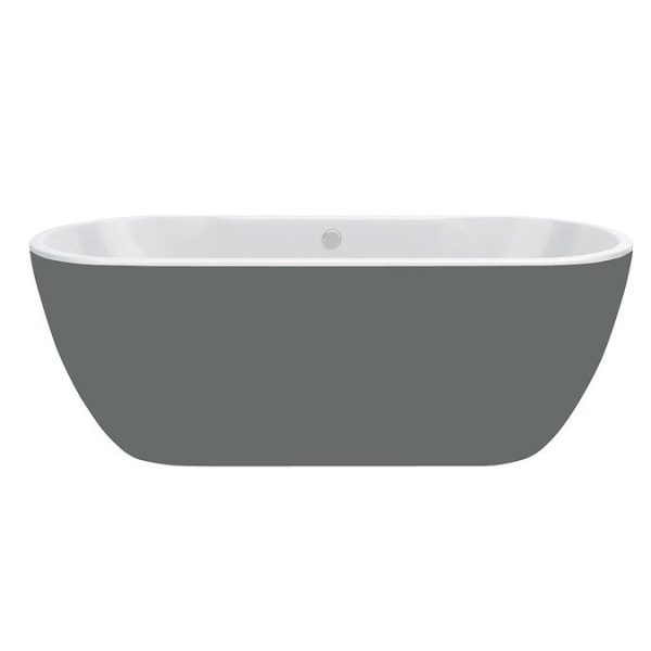 Verona Grey Freestanding Modern Bath - Image 4