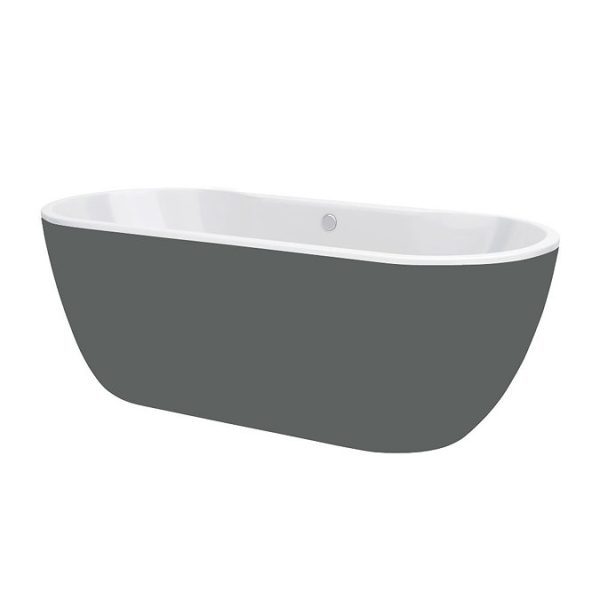 Verona Grey Freestanding Modern Bath - Image 2