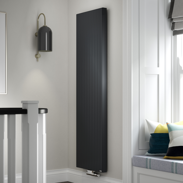 Stelrad 1800 x 500mm Compact Vertical Line Vertical Concept K2 Type 22 Anthracite Double Panel Radiator