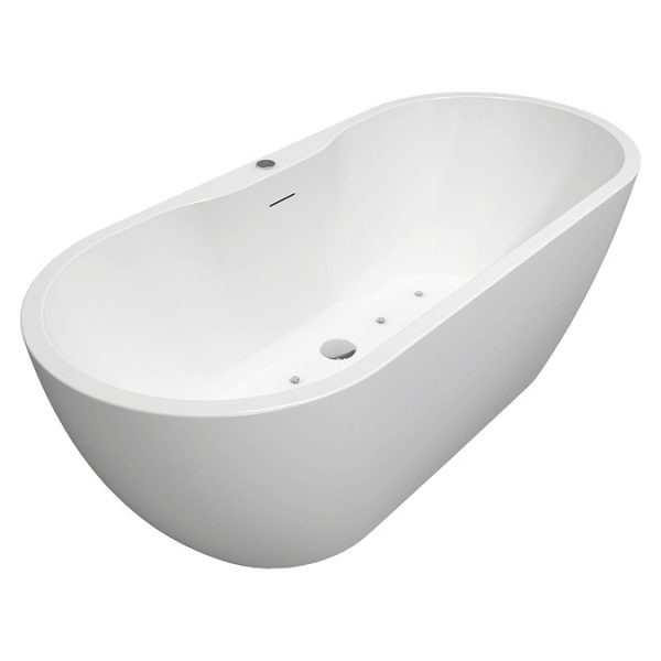 Verona Whirlpool Freestanding Bath with 12 Jet Airspa System - Image 3