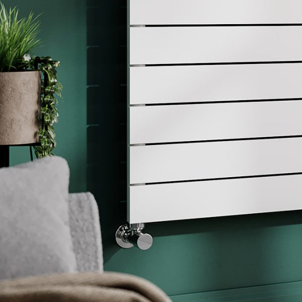 Urban Horizontal Radiator   White   Single Panel (1600mm Wide) - Image 2