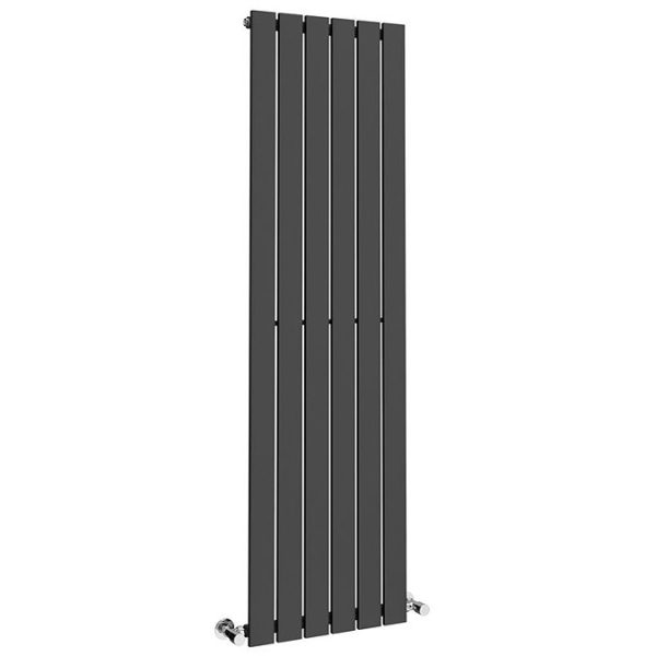 Urban Vertical Radiator   Matt Black   Single Panel (1600mm High) 456mm Wide - Image 4